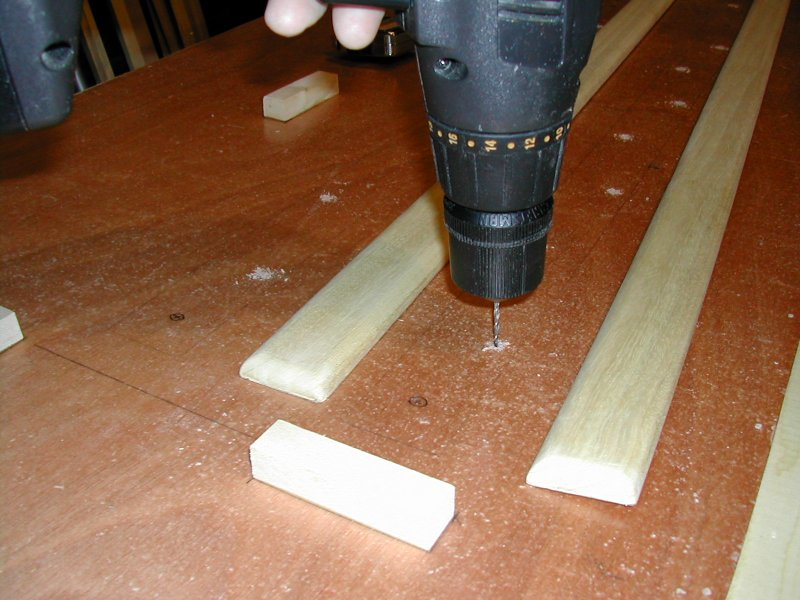 drilling batten holes